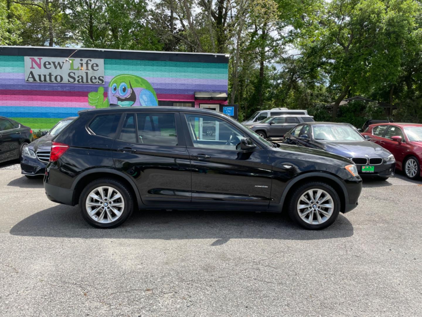 2014 BLACK BMW X3 XDRIVE28I (5UXWX9C53E0) with an 2.0L engine, Automatic transmission, located at 5103 Dorchester Rd., Charleston, SC, 29418-5607, (843) 767-1122, 36.245171, -115.228050 - Photo#7